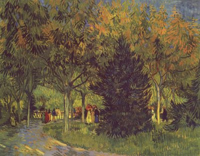 公園内の大通り 作： Vincent van Gogh